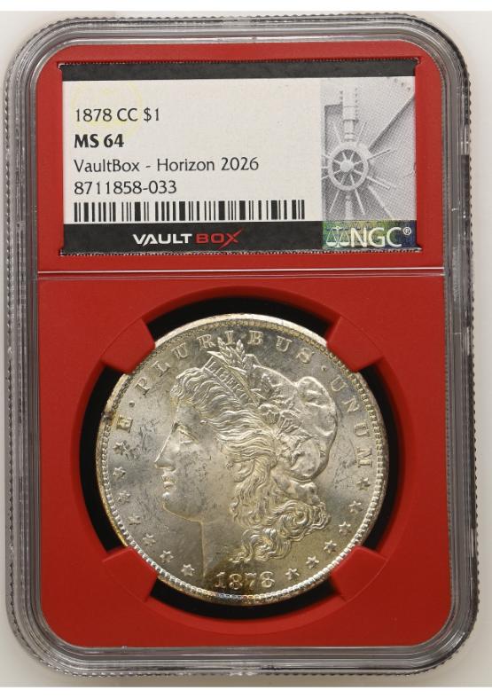 1878-CC $1 NGC MS64 FRONT