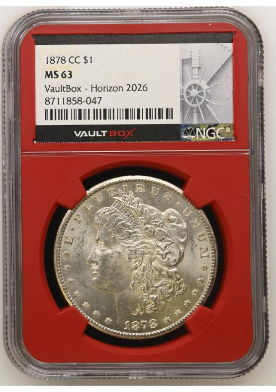 1878-CC $1 NGC MS63 FRONT