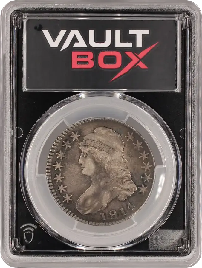 1814 50C OVERTON 108 E/A PCGS VF35FRONT
