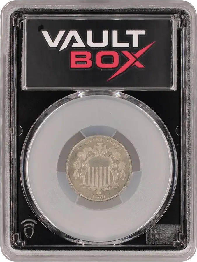 1876 5C PCGS PR64FRONT