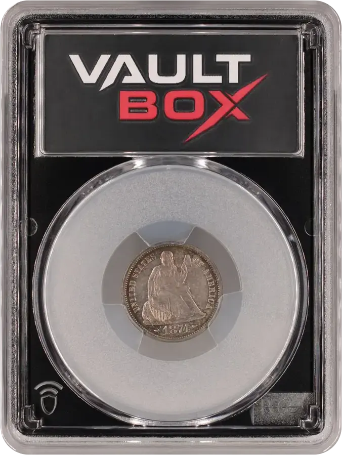 1874 10C ARROWS PCGS PR63FRONT