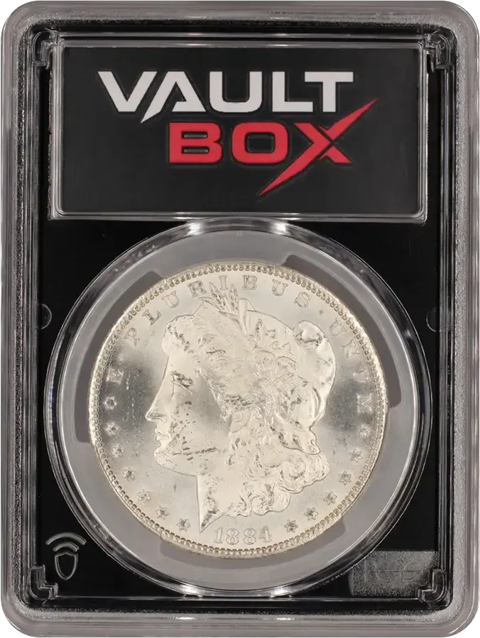 1884-CC $1 PCGS MS65FRONT