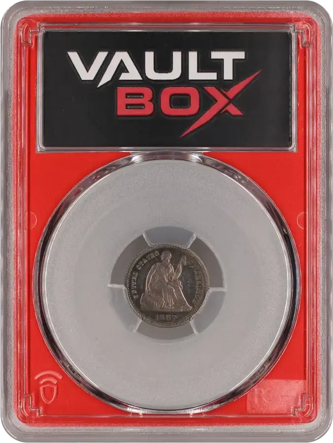 1867 H10C - PCGS PR62 PART OF 1867 (10) COIN PROOF SETFRONT