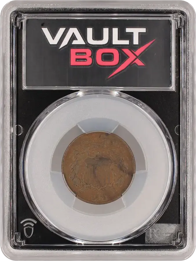 1872 2C PCGS XF40FRONT