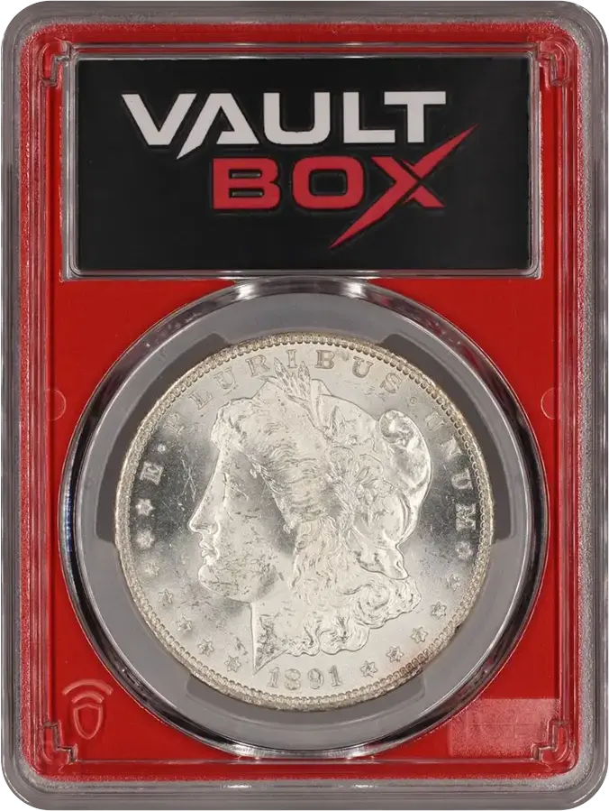 1891-CC $1 PCGS MS63 CAC FRONT