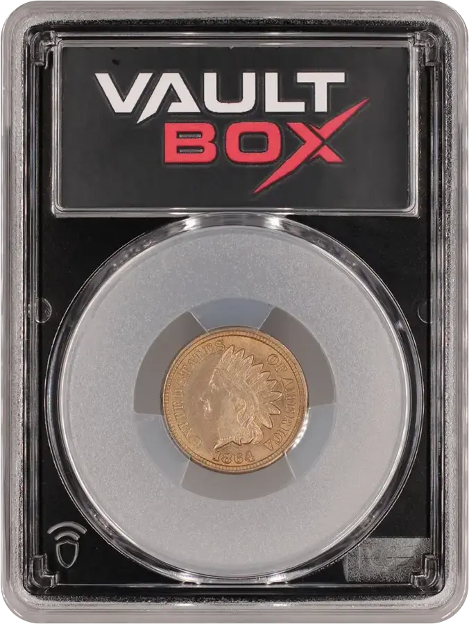 1864 1C COPPER-NICKEL PCGS MS63 CAC FRONT