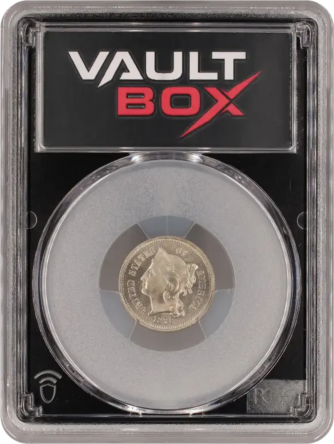 1880 3CN PCGS PR65 CACFRONT