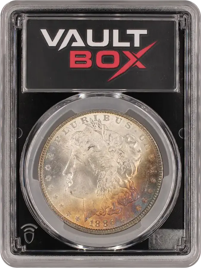 1886 $1 PCGS MS66 TONERFRONT