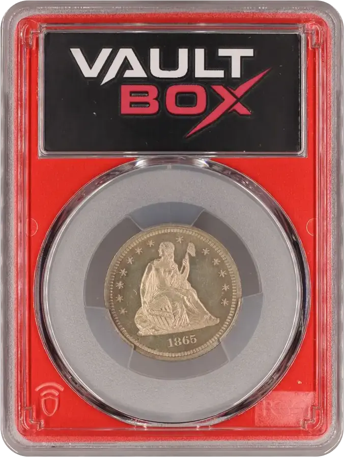 1865 25C J-425 PCGS PR64FRONT