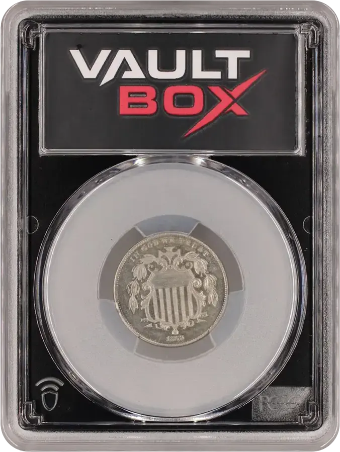1873 5C CLOSED 3 PCGS PR63 CACFRONT