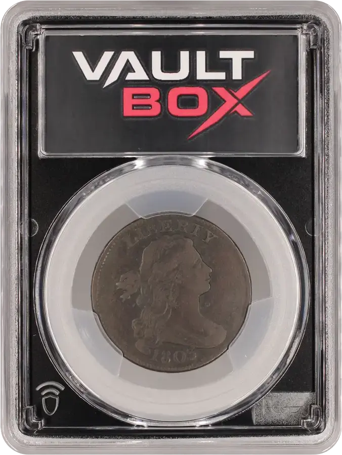 1803 1C SMALL DATE SM FRAC S-254 PCGS VF20FRONT