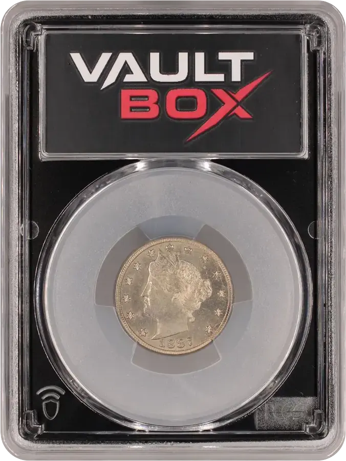 1887 5C PCGS MS64FRONT