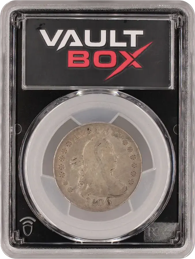 1806 25C PCGS F12FRONT