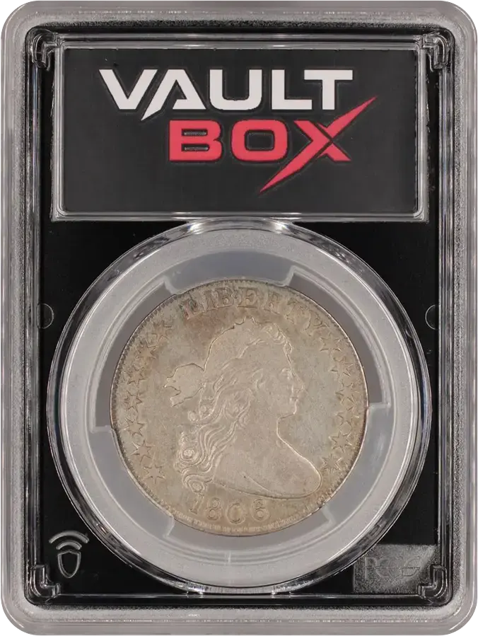 1806 50C KNOB 6 LARGE STARS PCGS VF25FRONT