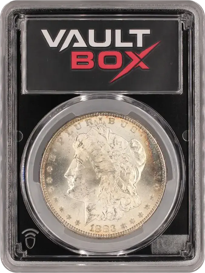 1883-CC $1 PCGS MS65 TONERFRONT
