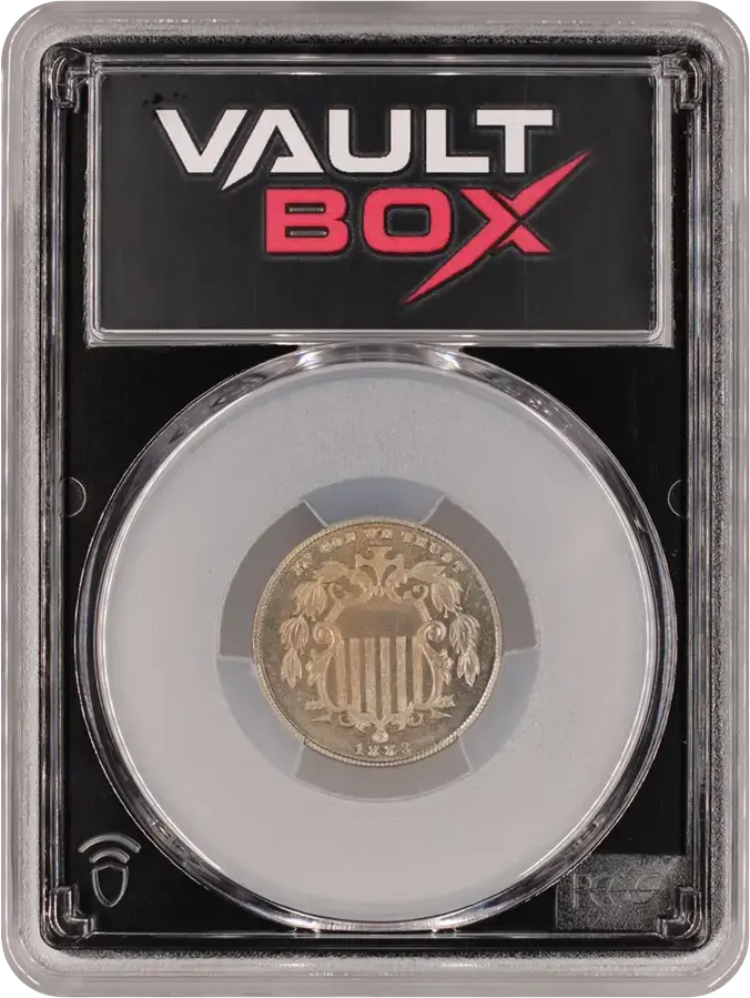1883 5C SHIELD PCGS PR64FRONT