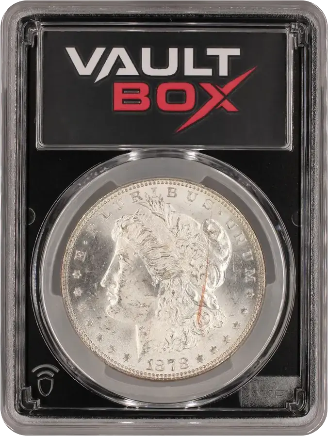 1878 $1 7TF REVERSE OF 1879 PCGS MS64FRONT