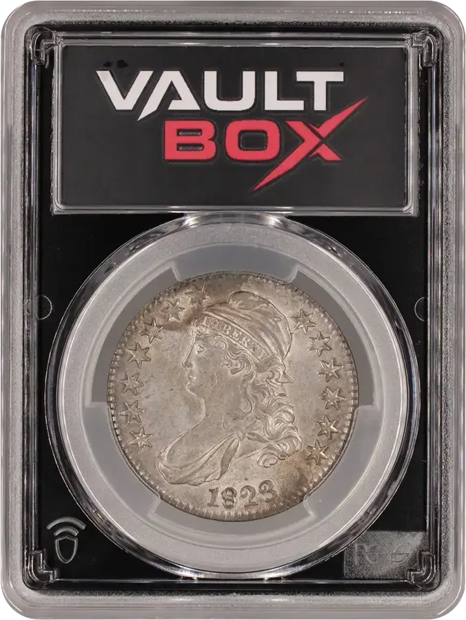 1823 50C PCGS AU55FRONT
