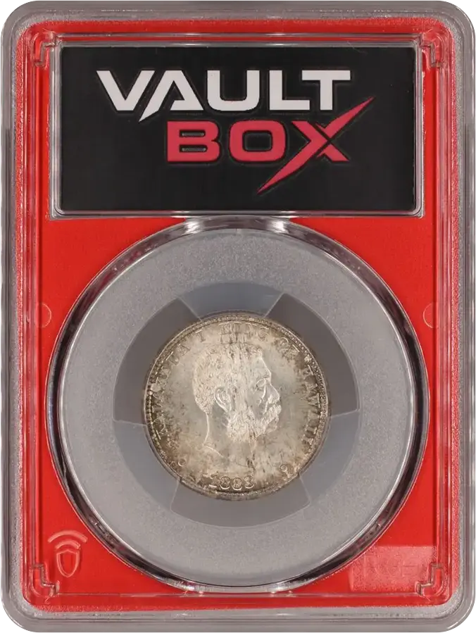 1883 25C HAWAII PCGS MS67FRONT