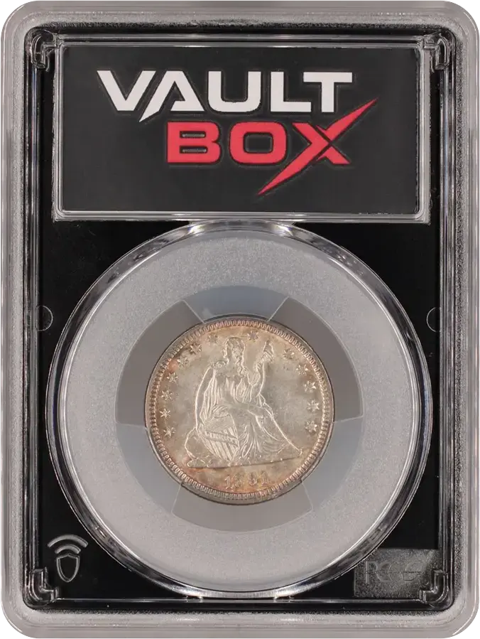 1891 25C PCGS MS62FRONT