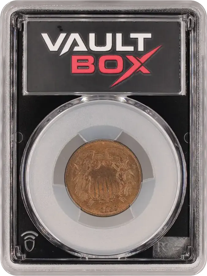 1869 2C PCGS MS65RBFRONT