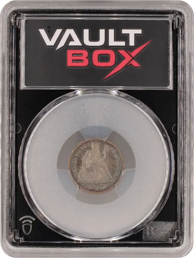 1887 10C PCGS PR64FRONT