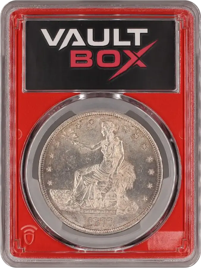 1877-S T$1 PCGS MS62 FRONT