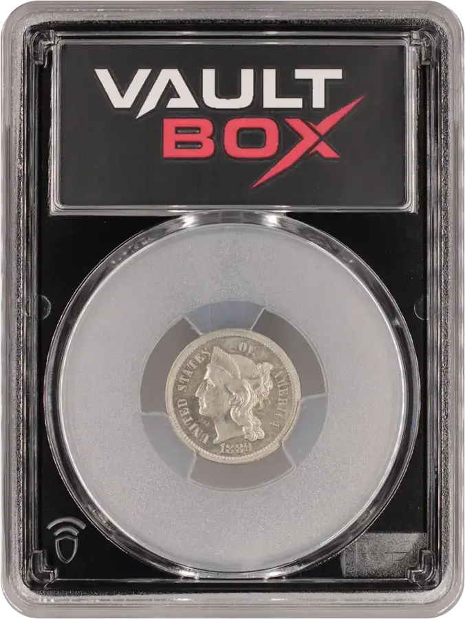 1889 3CN PCGS PR64FRONT