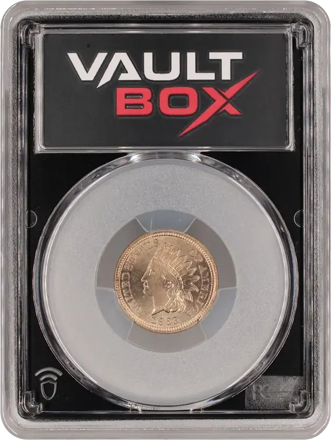 1863 1C PCGS MS64 FRONT