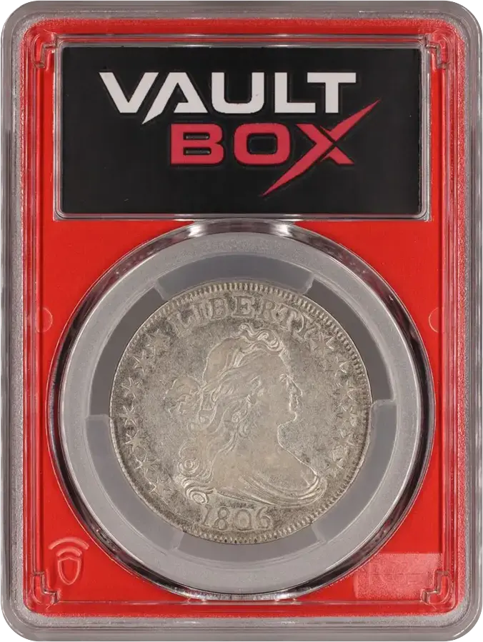 1806 50C POINTED 6 STEM PCGS VF35FRONT