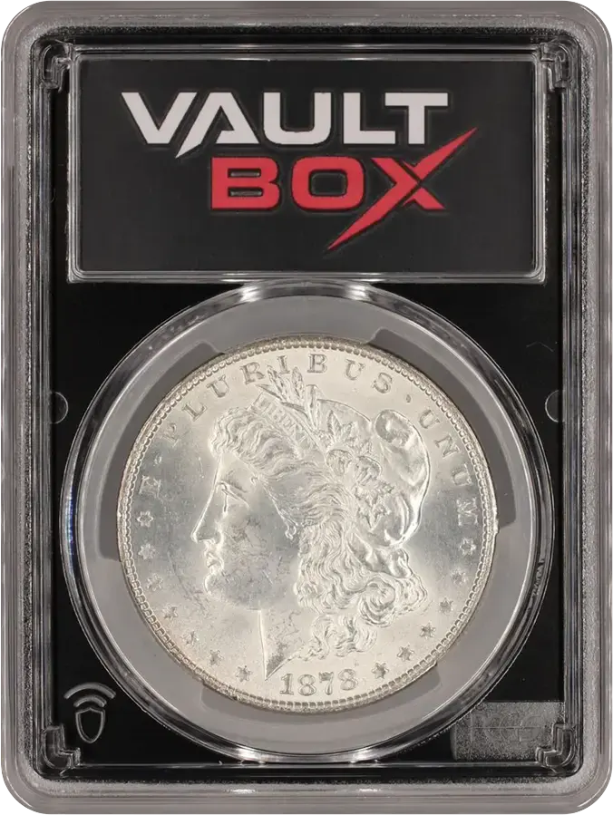 1878 $1 7TF REVERSE OF 1879 PCGS MS63FRONT