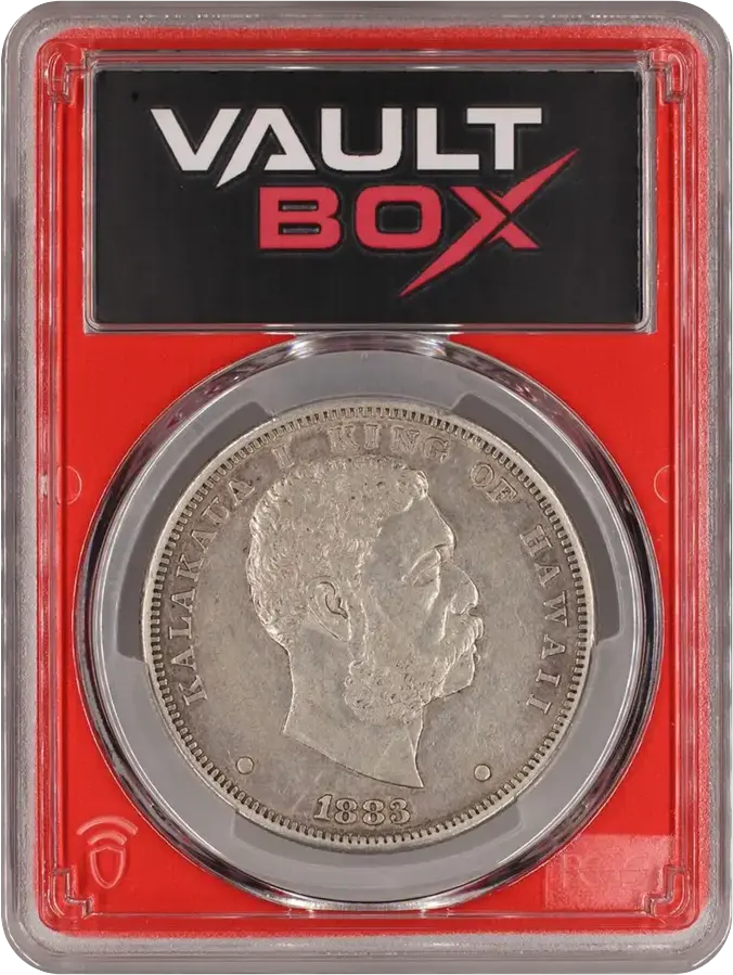 1883 $1 HAWAII PCGS AU50FRONT