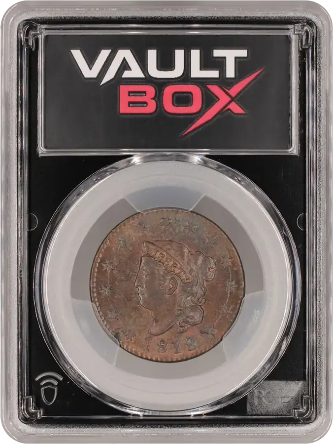 1818 1C PCGS MS61BNFRONT