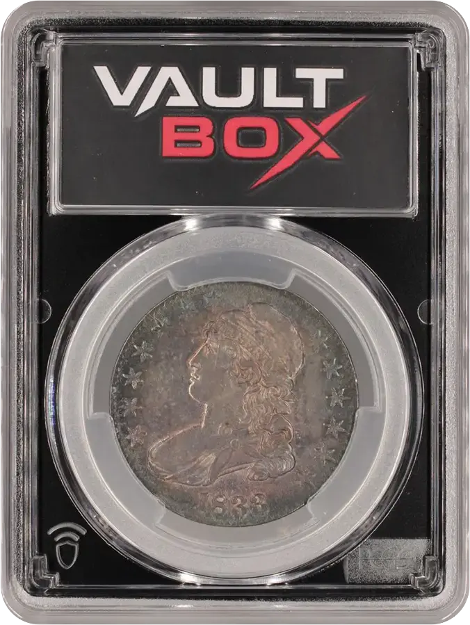 1833 50C PCGS AU55 TONERFRONT