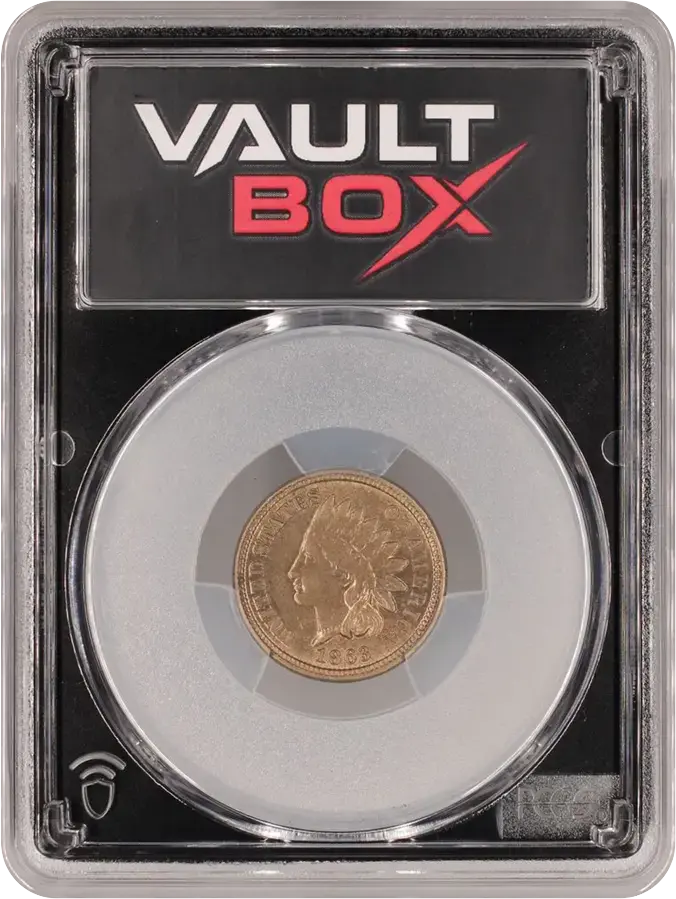 1863 1C PCGS MS63FRONT