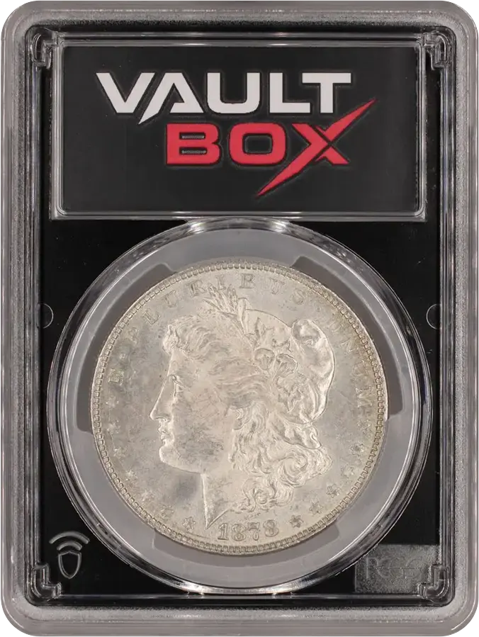 1878 $1 8TF VAM 6 PIERCED EYELID PCGS MS62 CACFRONT