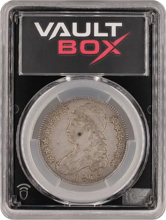 1808 50C O-107 PCGS XF40 FRONT