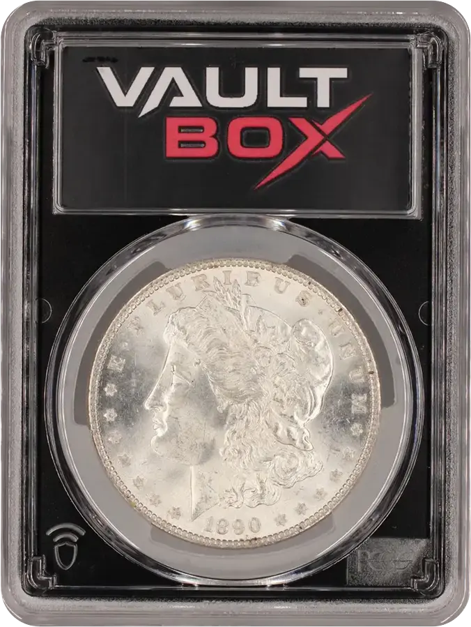 1890 $1 PCGS MS65FRONT