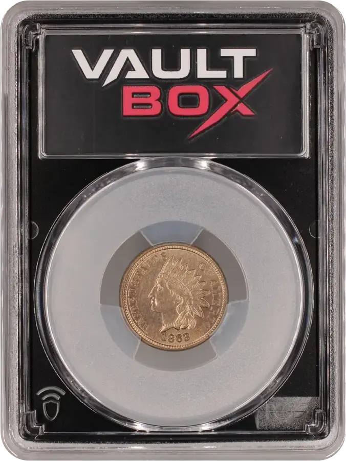 1863 1C PCGS MS64FRONT