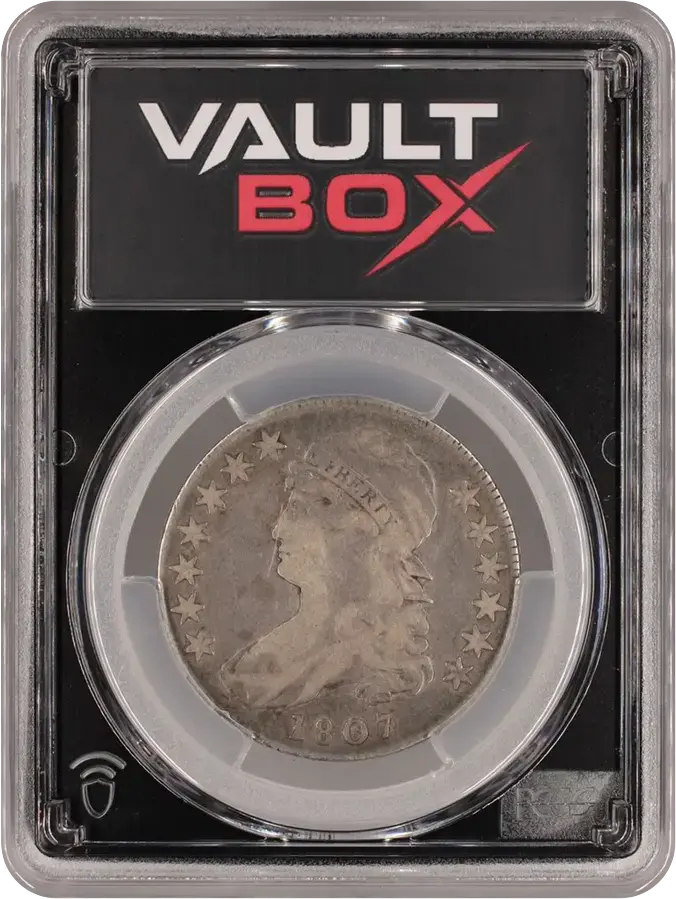 1807 50C LARGE STARS 50/20 PCGS VG10FRONT