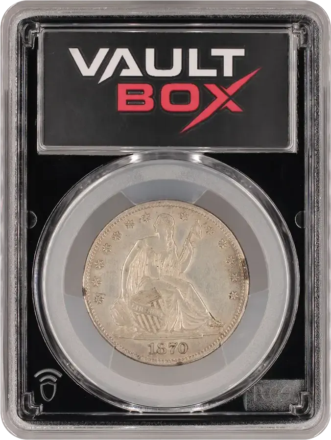 1870 50C PCGS AU50FRONT