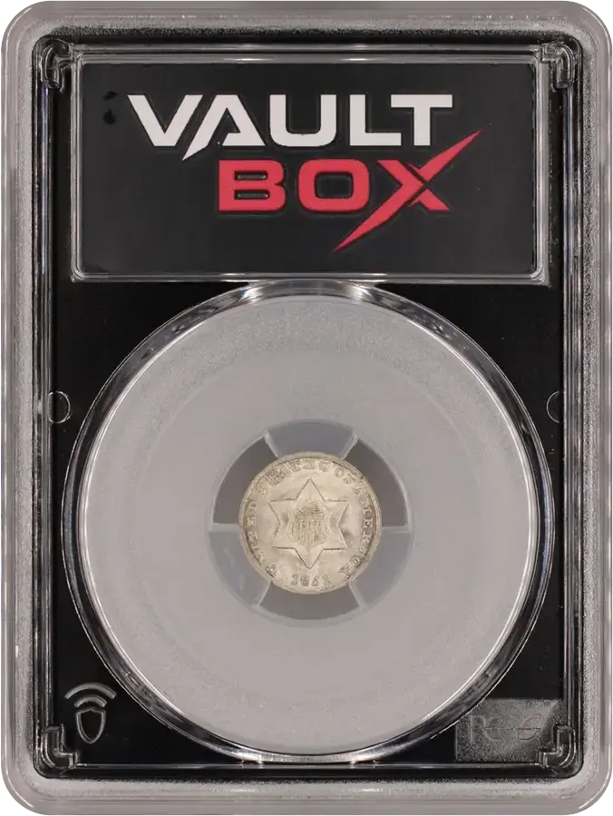 1851 3CS PCGS MS64FRONT