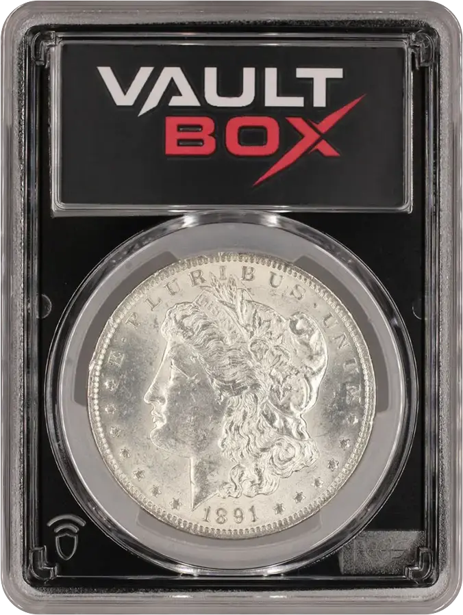 1891-CC $1 PCGS AU58FRONT