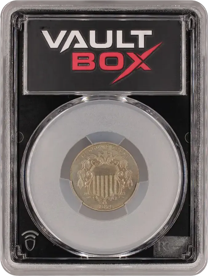 1874 5C PCGS PR65FRONT