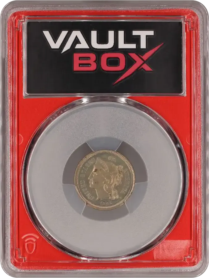 1865 3CN PCGS PR64FRONT