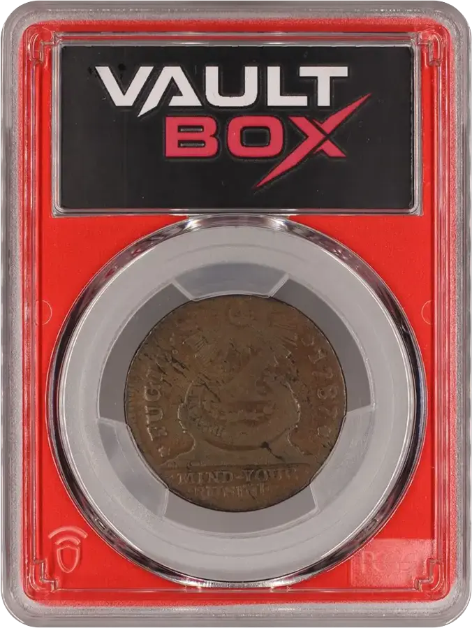1787 FUGIO 1C NEWMAN 17-S PCGS F15FRONT