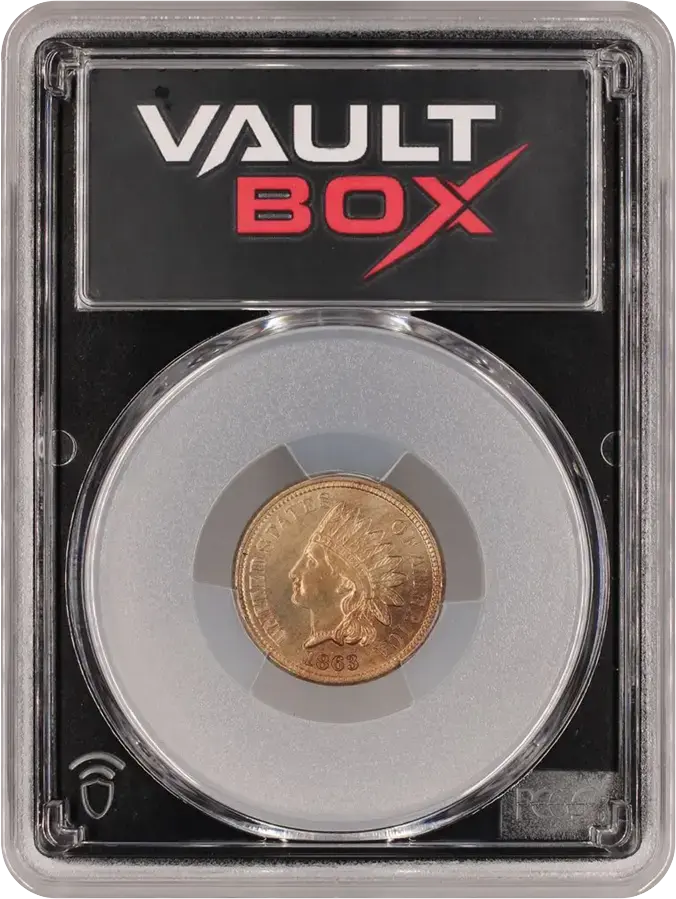 1863 1C PCGS MS65FRONT