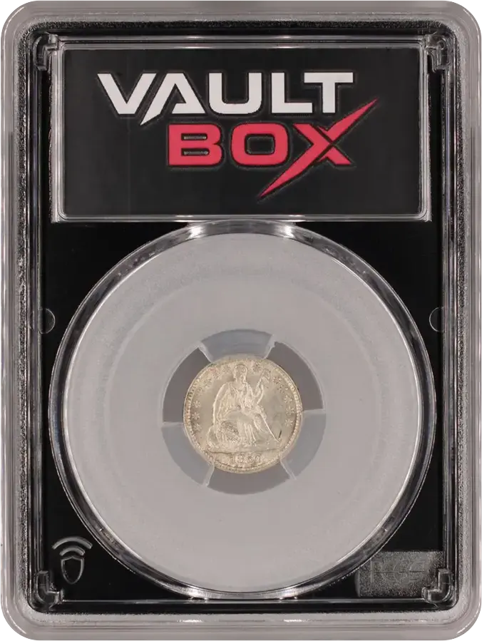 1857 H10C PCGS MS65FRONT