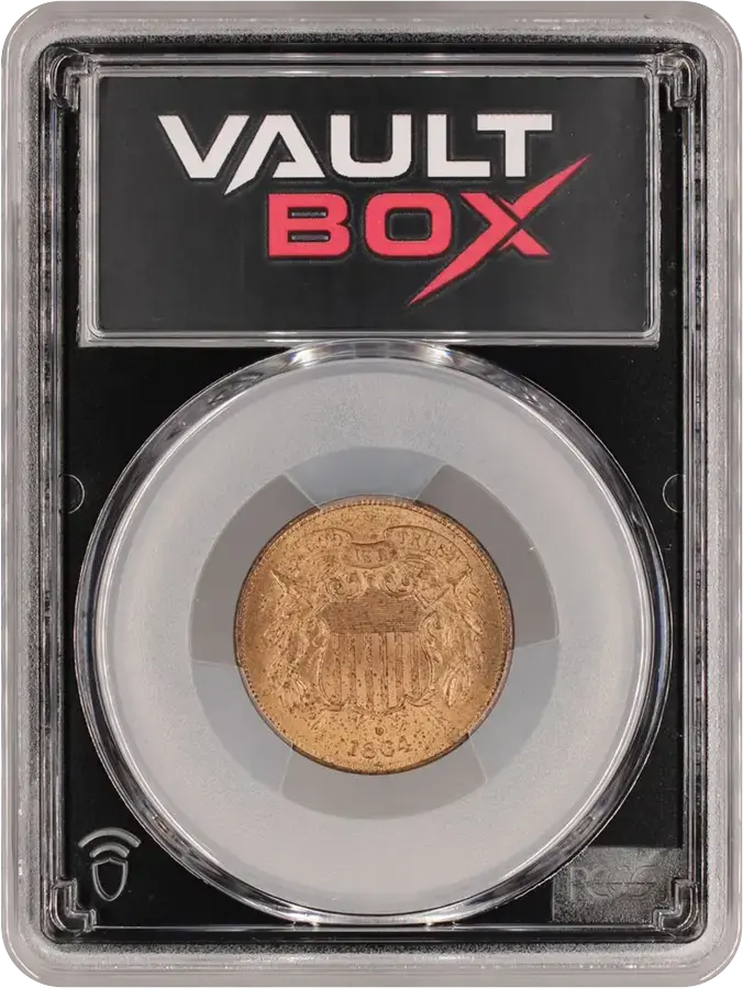 1864 2C LARGE MOTTO PCGS MS63RDFRONT