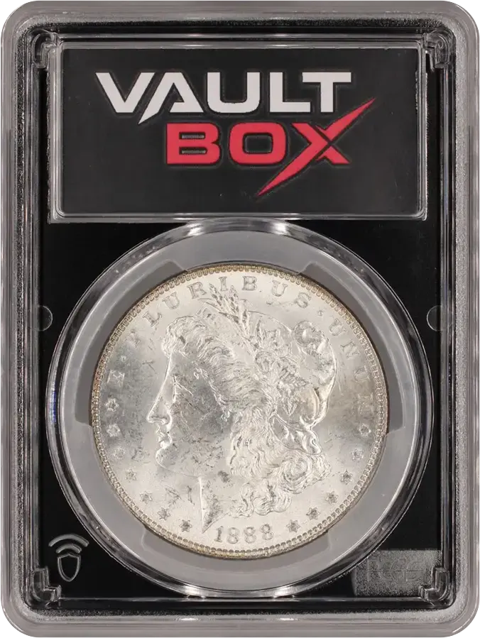 1888 $1 PCGS MS62 TONERFRONT